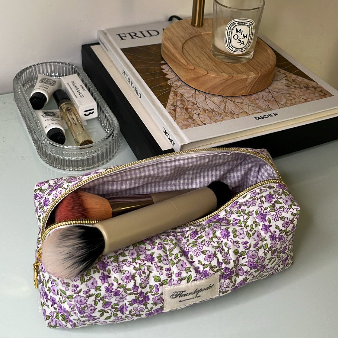 Brushes & Pencil case "violette"