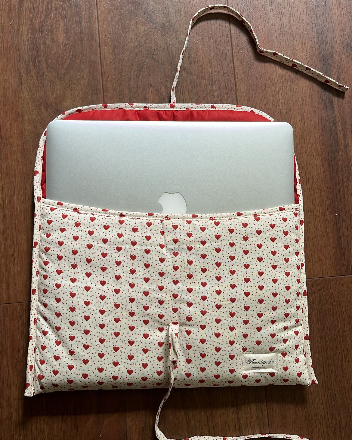 Laptop sleeve coeurs