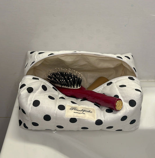 Polka dots blanc/crème