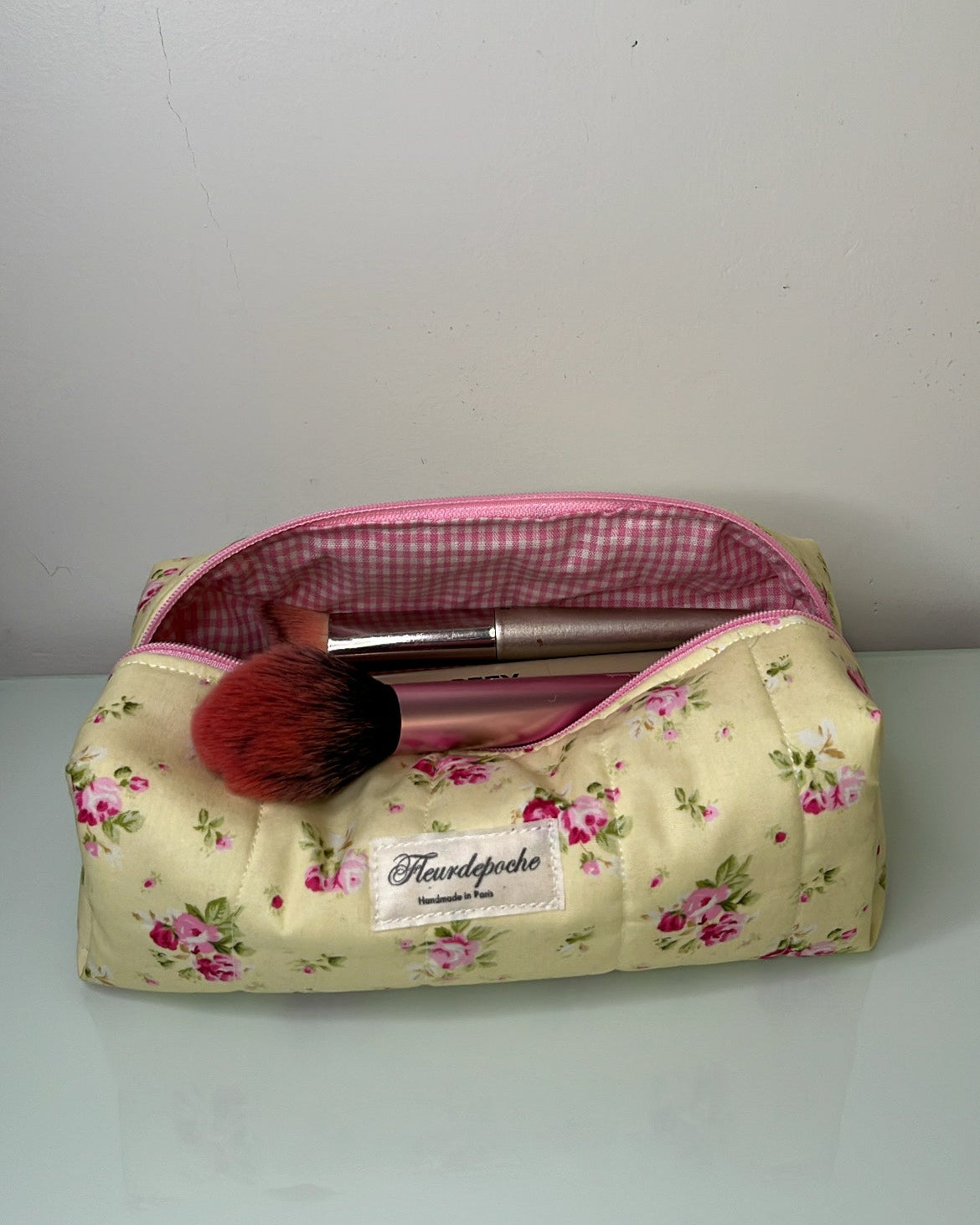 Pencil & brushes case "tournesol"