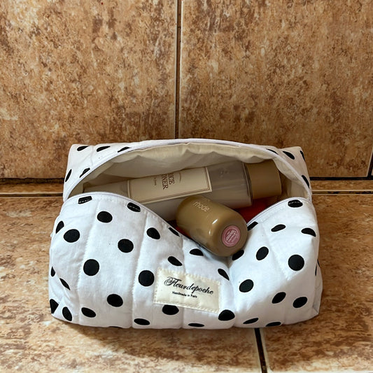 Polka dots blanc/crème