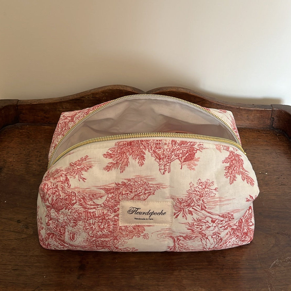 Toile de Jouy rouge