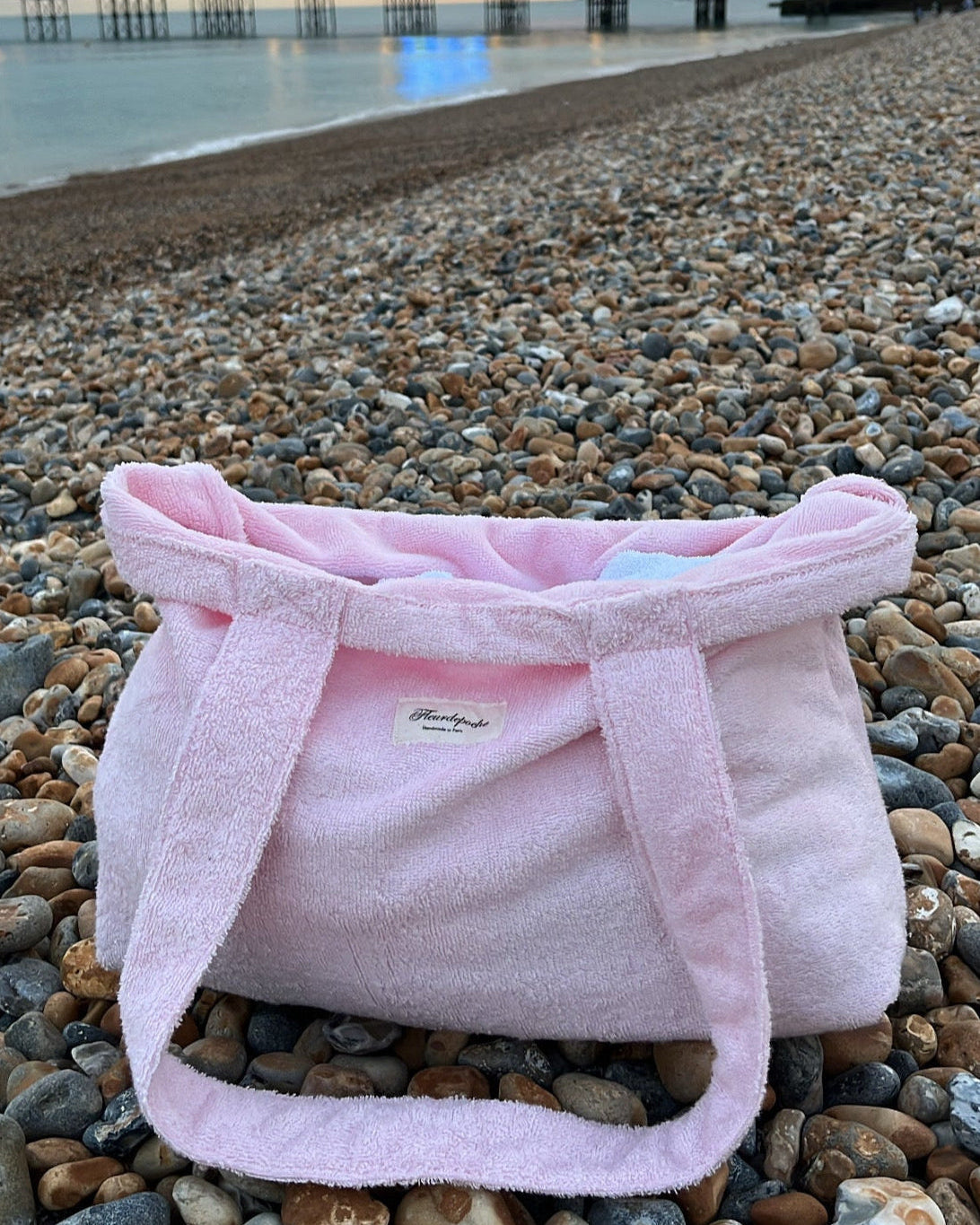 Beach bag in Ballet Pink