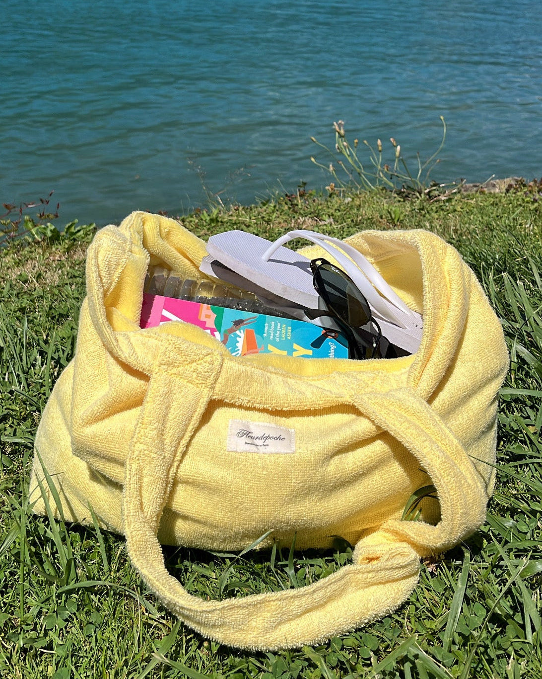 Beach bag in Lemontini